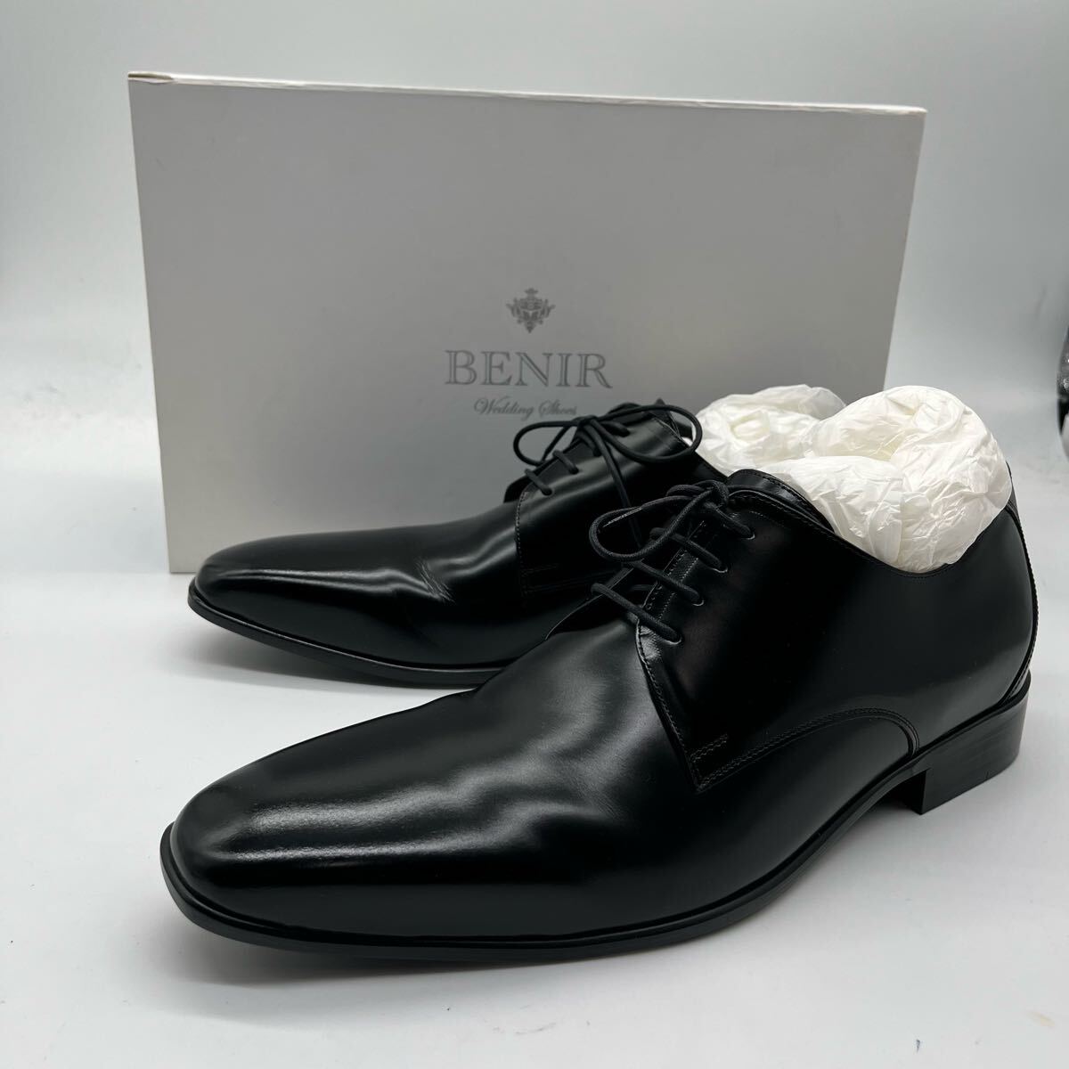 26cm BENIR ブラック レザー ドレスシューズ ベニル Yahoo!オークション -「ベニル 靴 benir」の落札相場・落札価格