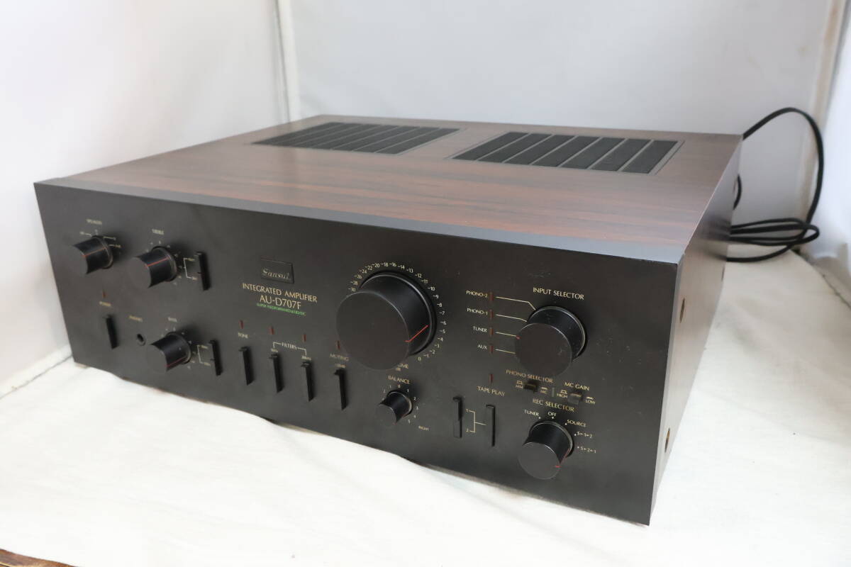 SANSUI AU-D707F プリメインアンプ ジャンク Yahoo!オークション -「au-d707f」の落札相場・落札価格