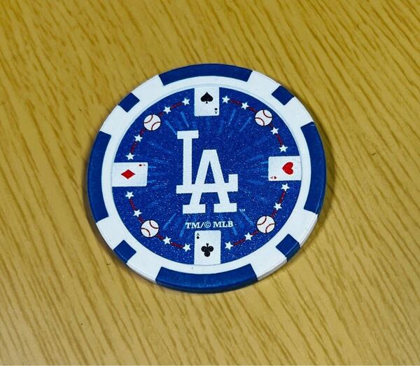 【新品】ロサンゼルス ドジャース ゴルフマーカー 限定 MLB 大谷翔平 山本由伸 佐々木朗希 ピン ブルー