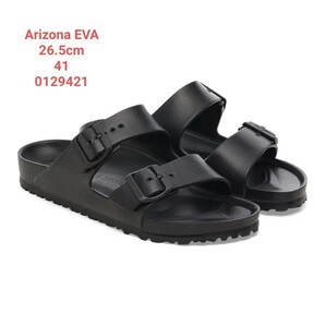 BIRKENSTOCK Arizona EVA 26.5cm 41 ブラック 黒 ビルケンシュトック メンズ