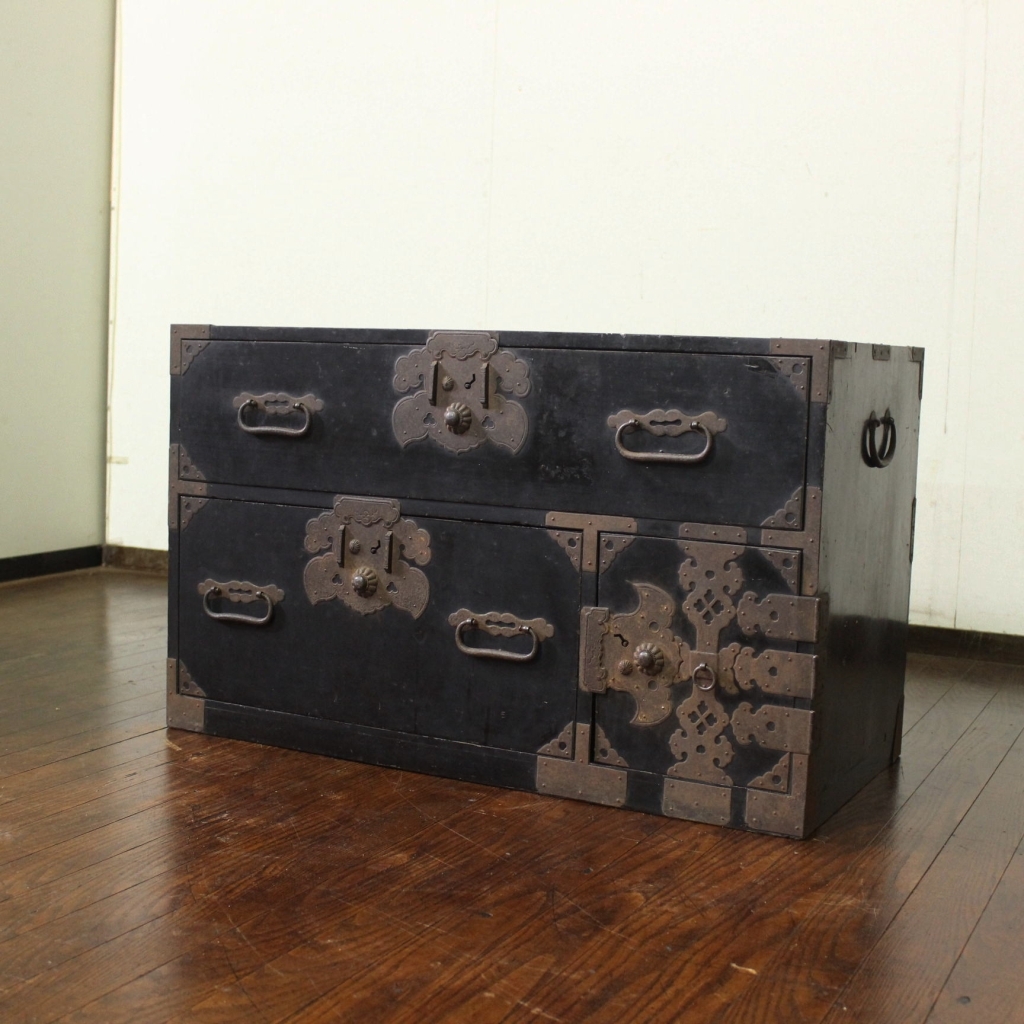 古い時代箪笥 丸金具/和風/古家具/陳列台/和家具/和骨董/店舗什器/ローボード 2025年最新】Yahoo!オークション -アンティーク 和家具の中古品