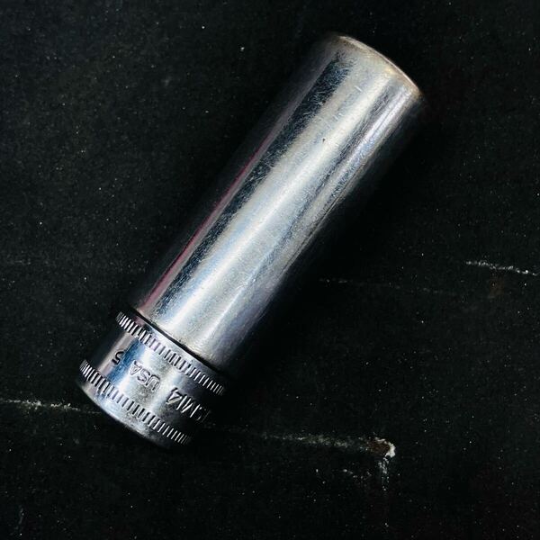 【14mm】中古品 送料無料 スナップオン Snap-on 3/8sq(9.5mm) ディープソケット SFSM14 ②