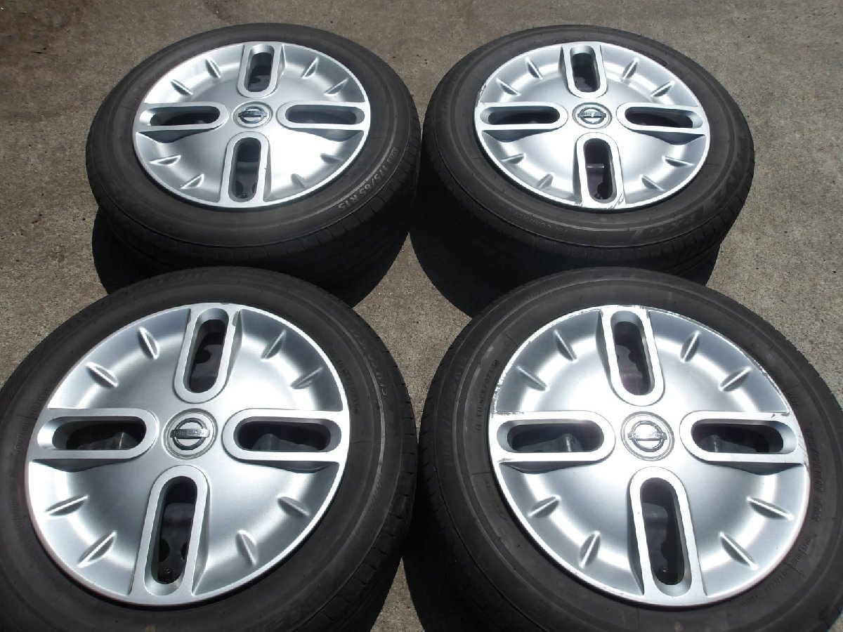 トヨタ純正15インチ 鉄ホイール 夏タイヤ付き４本SET 175/65R15 wh04315-mn00178.jpg