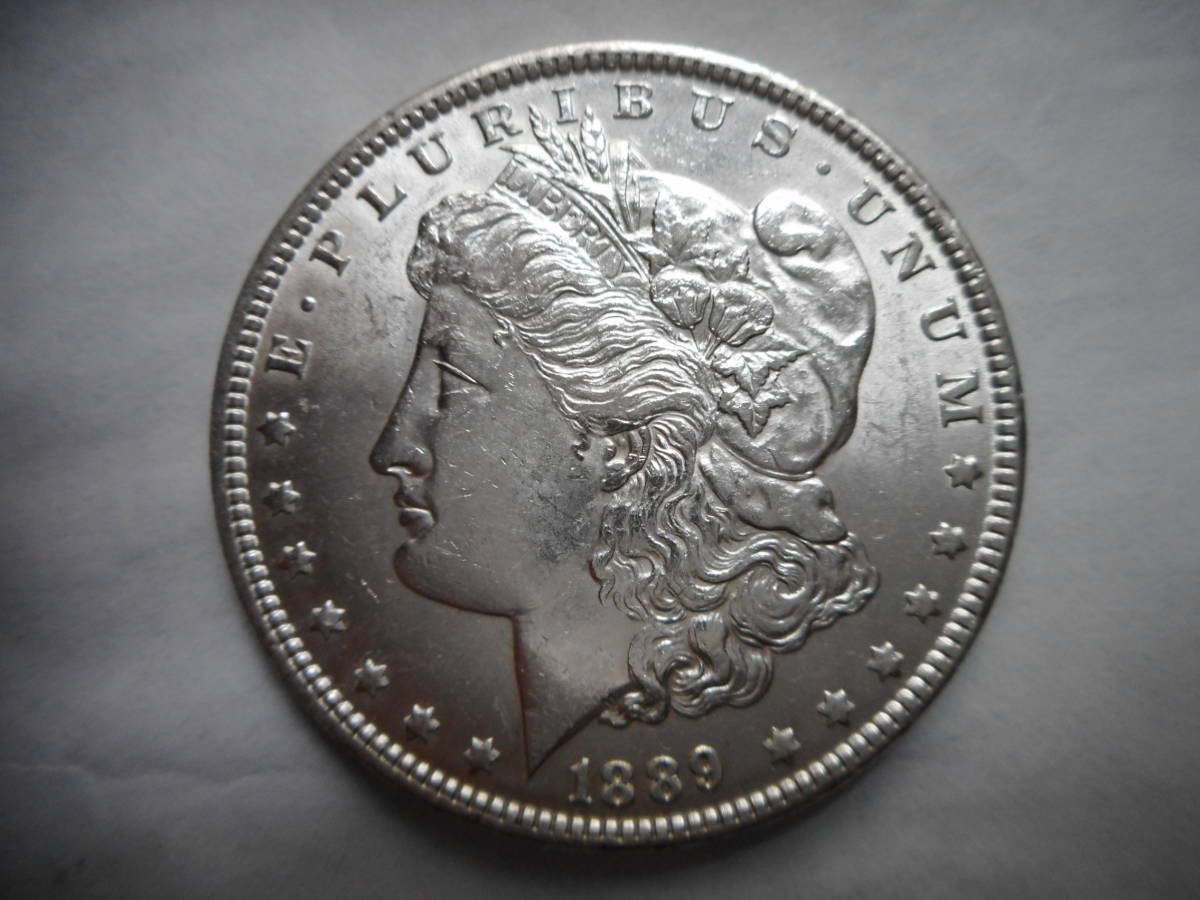 （1889年）アメリカ　モルガン銀貨 アメリカ1ドル銀貨 モルガン 1889年 美品＋ - ワタナベコイン