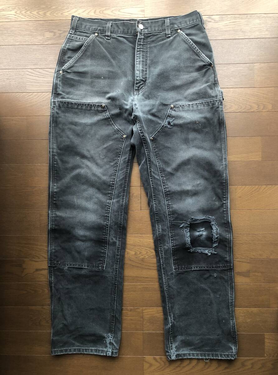 80s 90s 裏地なし カーハート チョアコート XL フェード ビンテージ 80s 90s 裏地なし カーハート チョアコート XL フェード