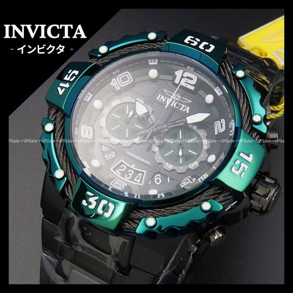 武骨なデザイン性★クロノグラフモデル INVICTA Bolt 37651 インビクタ ボルト