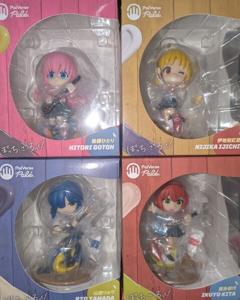 PalVerse Pal. ぼっち・ざ・ろっく! 4体セット 後藤ひとり 伊地知虹夏 山田リョウ 喜多郁代 結束バンド フィギュア ぼざろ 全巻