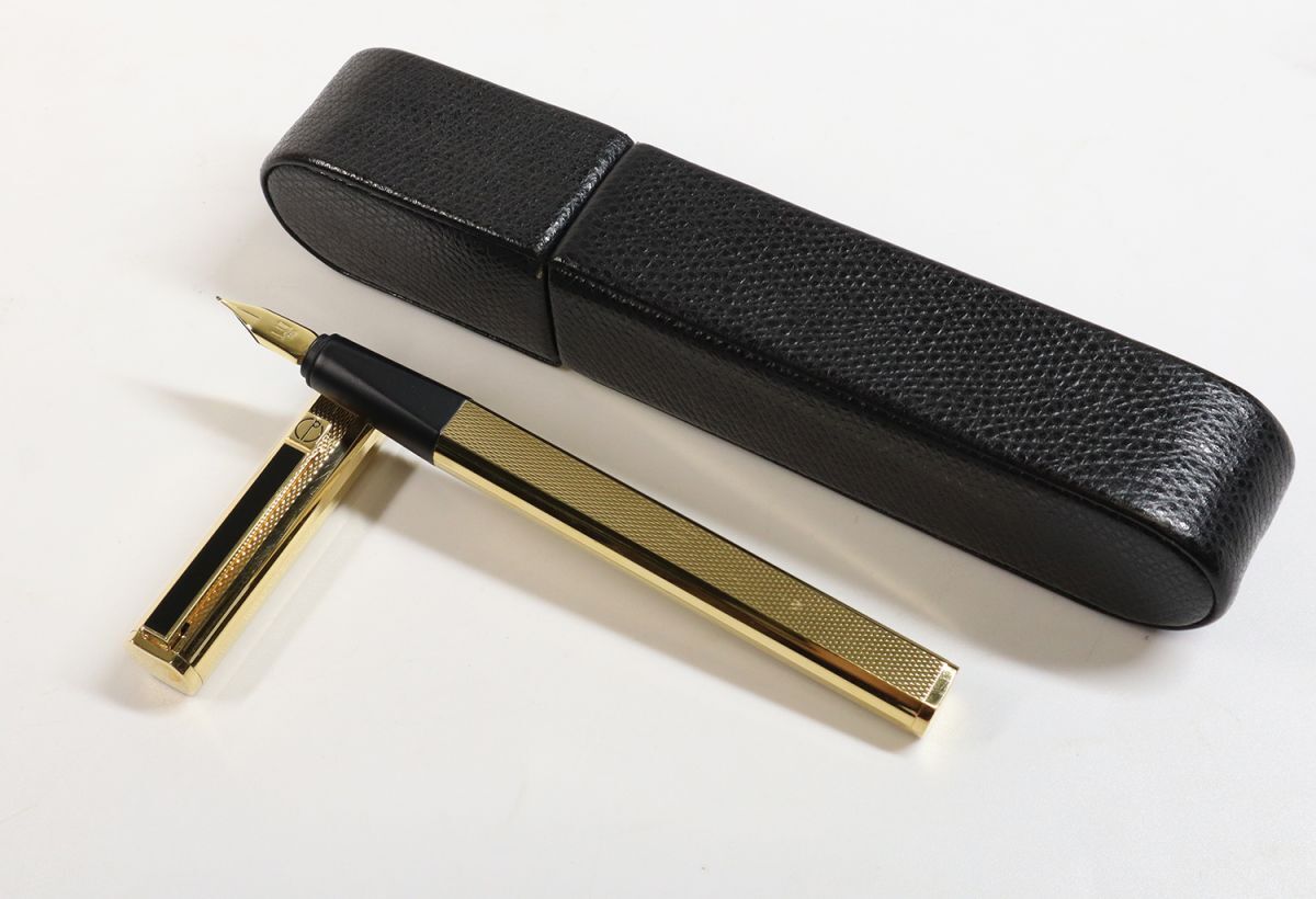 現状品 ダンヒル 18K 750 万年筆 ダンヒル 万年筆 18K-750 Dunhill