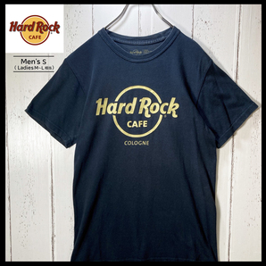 【USED】 ハードロックカフェ ケルン Hard Rock CAFE (Cologne) Tシャツ 古着 ブラック( Sサイズ )☆送料無料☆