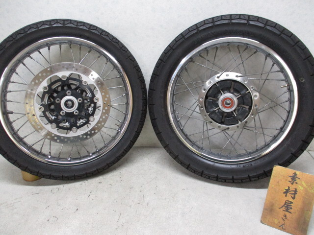 kawasaki w650 ホイール，ディスク カワサキ W400/W650用アルミリム 16インチ リア ホイールKIT