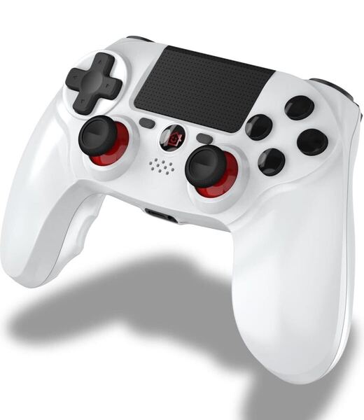 PS4コントローラー 無線 ワイヤレス ジャイロ PS4 / PS4 Pro / PS4 Slim / PC 白