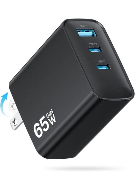 PD 充電器 65w【2025新設計・超軽量・超低温】安全で低温 折りたたみ式プラグ Type C 急速充電器 タイプc USB-C スマホ