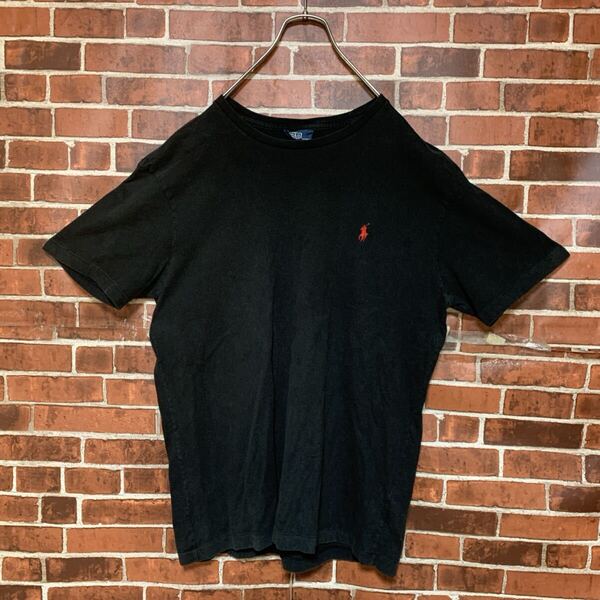 【希少】90's★old★polo by Ralph Lauren★ポロバイラルフローレン★シングルステッチ★ヴィンテージ★ワンポイントポニー★刺繍★tシャツ