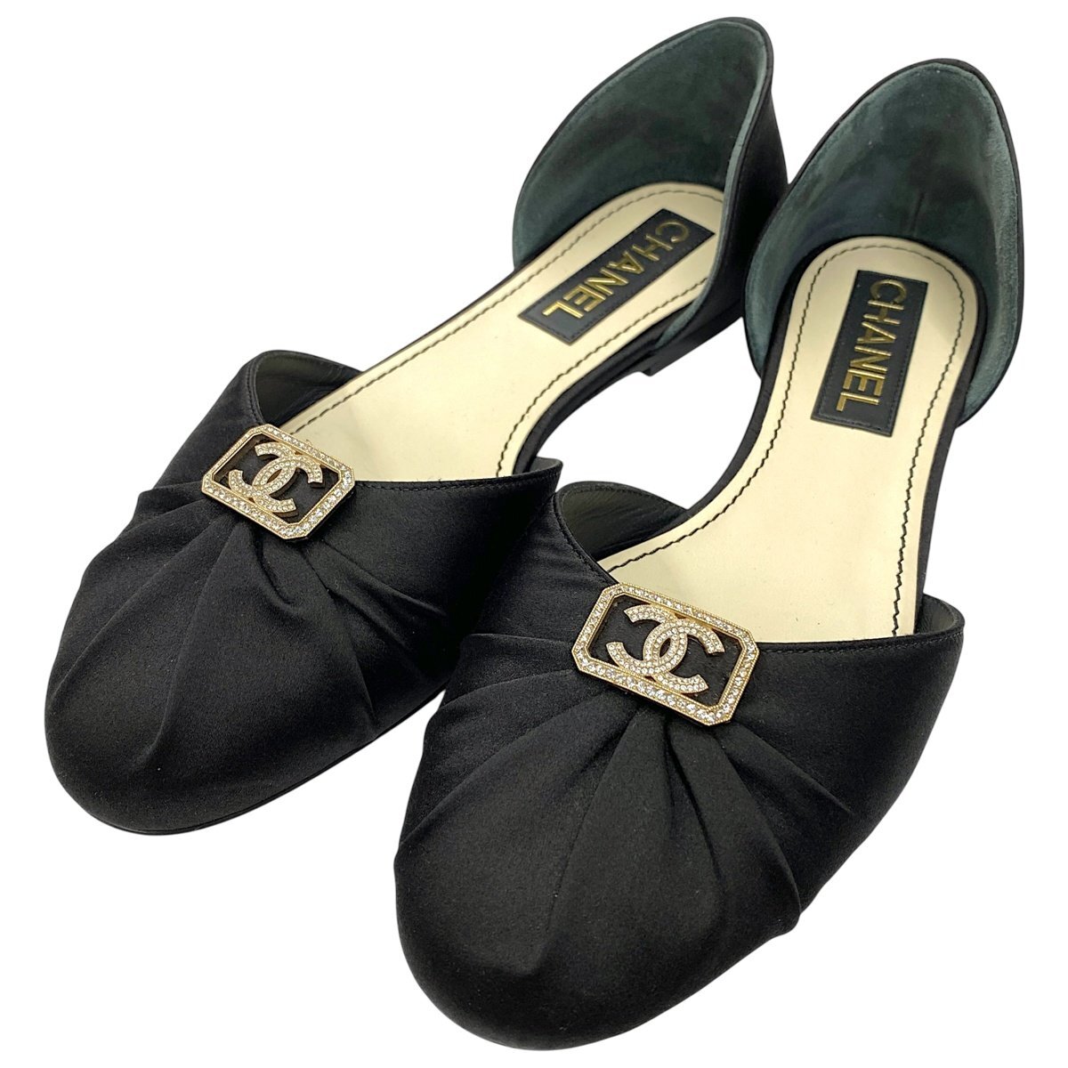 【3/30限定】未使用シャネルCHANEL バレエシューズ フラットシューズ38 2025年最新】Yahoo!オークション -シャネル バレエシューズ 38の