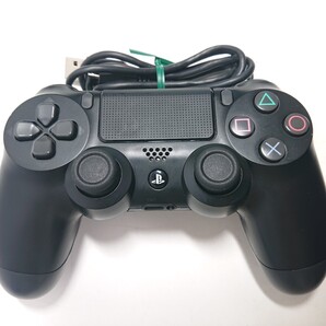 【清掃済み】PS4 純正 コントローラー DUALSHOCK4 SONY デュアルショック4 USBケーブル ブラック
