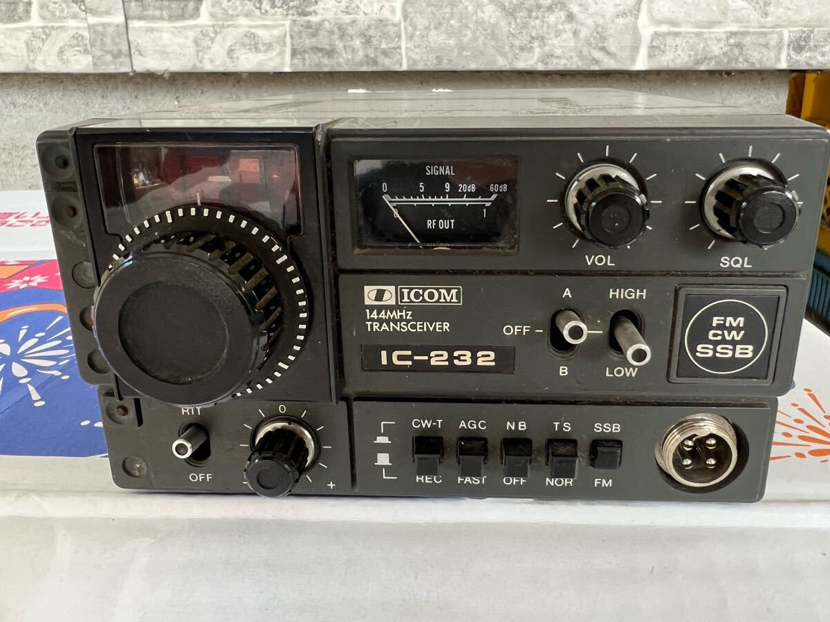 ICOM IC-232 SSB FMトランシーバー 調整済 Yahoo!オークション -「icom ic-232」の落札相場・落札価格