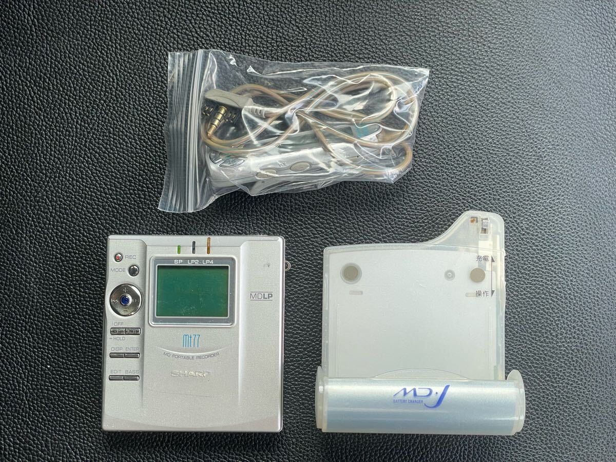 2点セットSHARP MDレコーダー MD-MT77 動作品 リモコン付き Yahoo!オークション -「md-mt77」の落札相場・落札価格