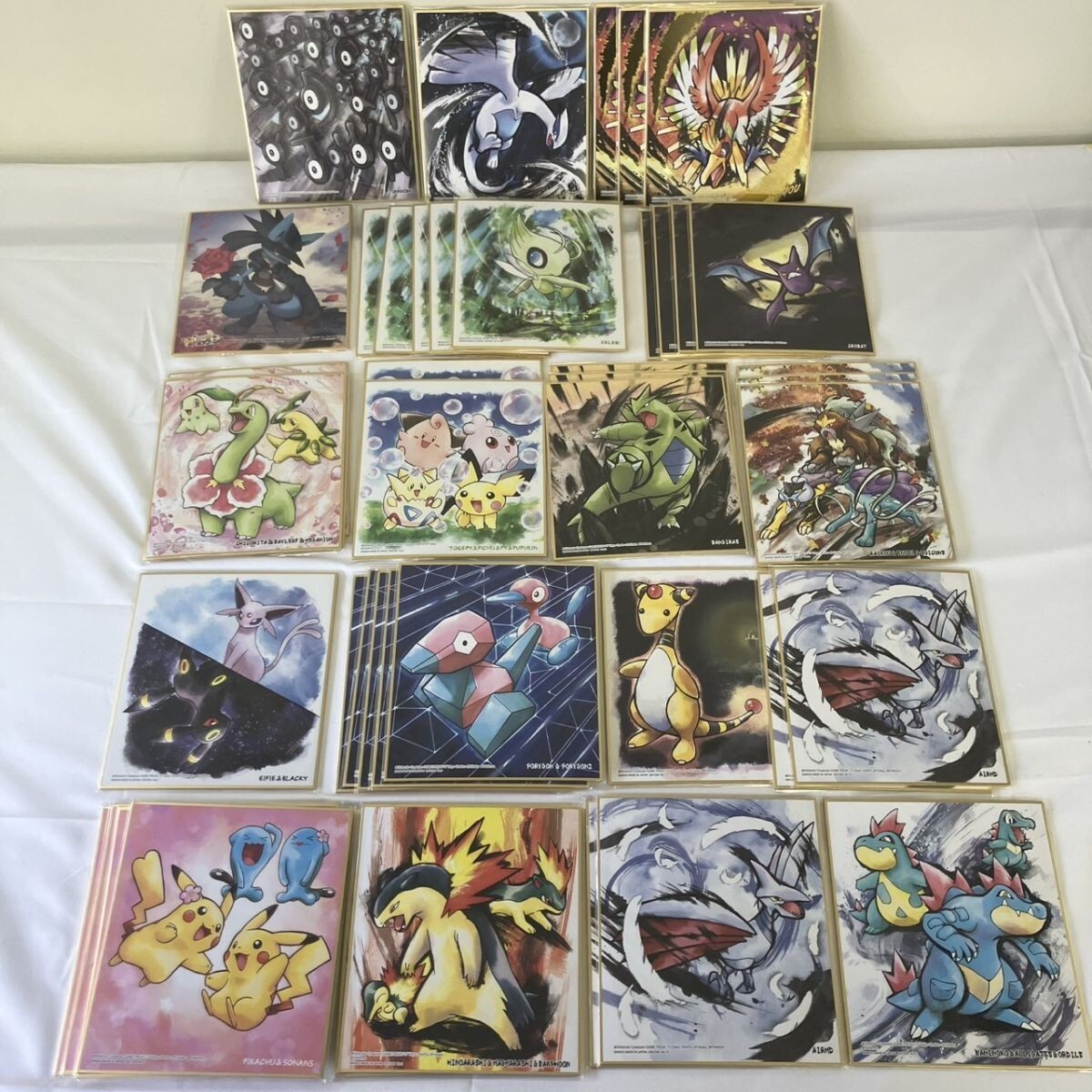 ポケモン 色紙art まとめ売り 185枚 おまけ 屏風 2枚 空袋 Yahoo!オークション -「色紙 art」(ポケットモンスター) (は行
