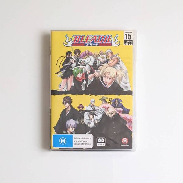 ■新品■ 豪州版 BLEACH Collection15 (206話-217話収録) アニメ DVD (※リージョン機器必須) BOX 輸入版 輸入盤 海外版 DVD-BOX