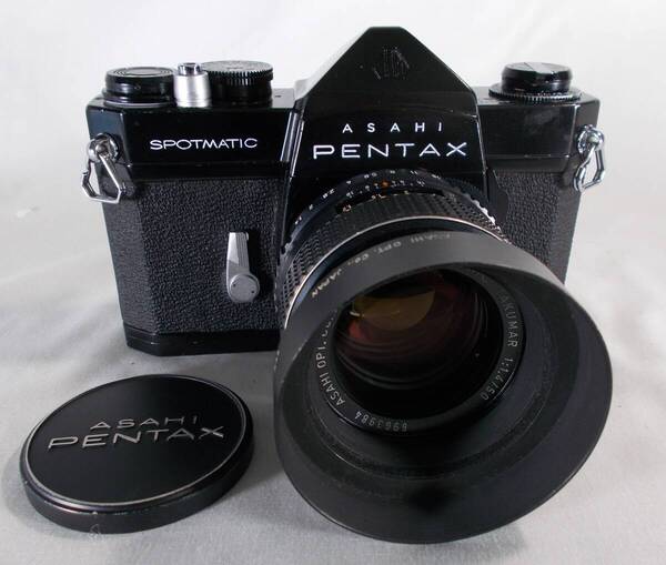 フィルムカメラ 整備済 完動品 Pentax SP + SMC Takumar f/1.4 50mm P200