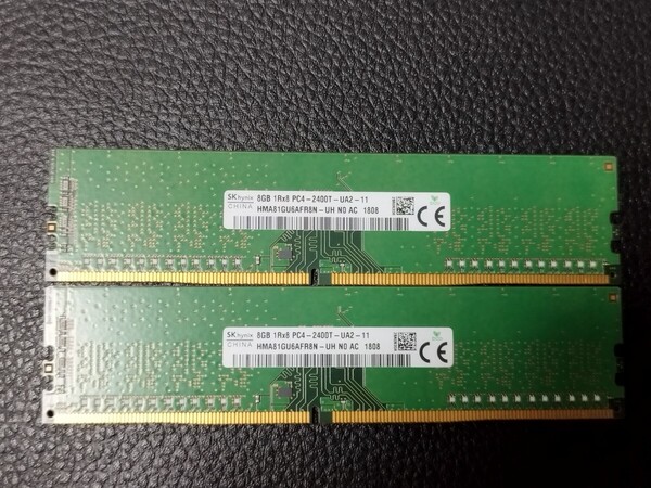 0706-5 SKhynix デスクトップ用メモリ DDR4 2400T 8GB 2枚 計16GB