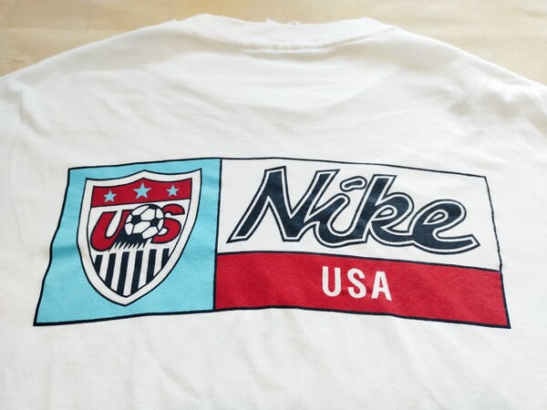 90s ヴィンテージ オールド NIKE ナイキ サッカー USA アメリカ代表 Tシャツ サイズ M