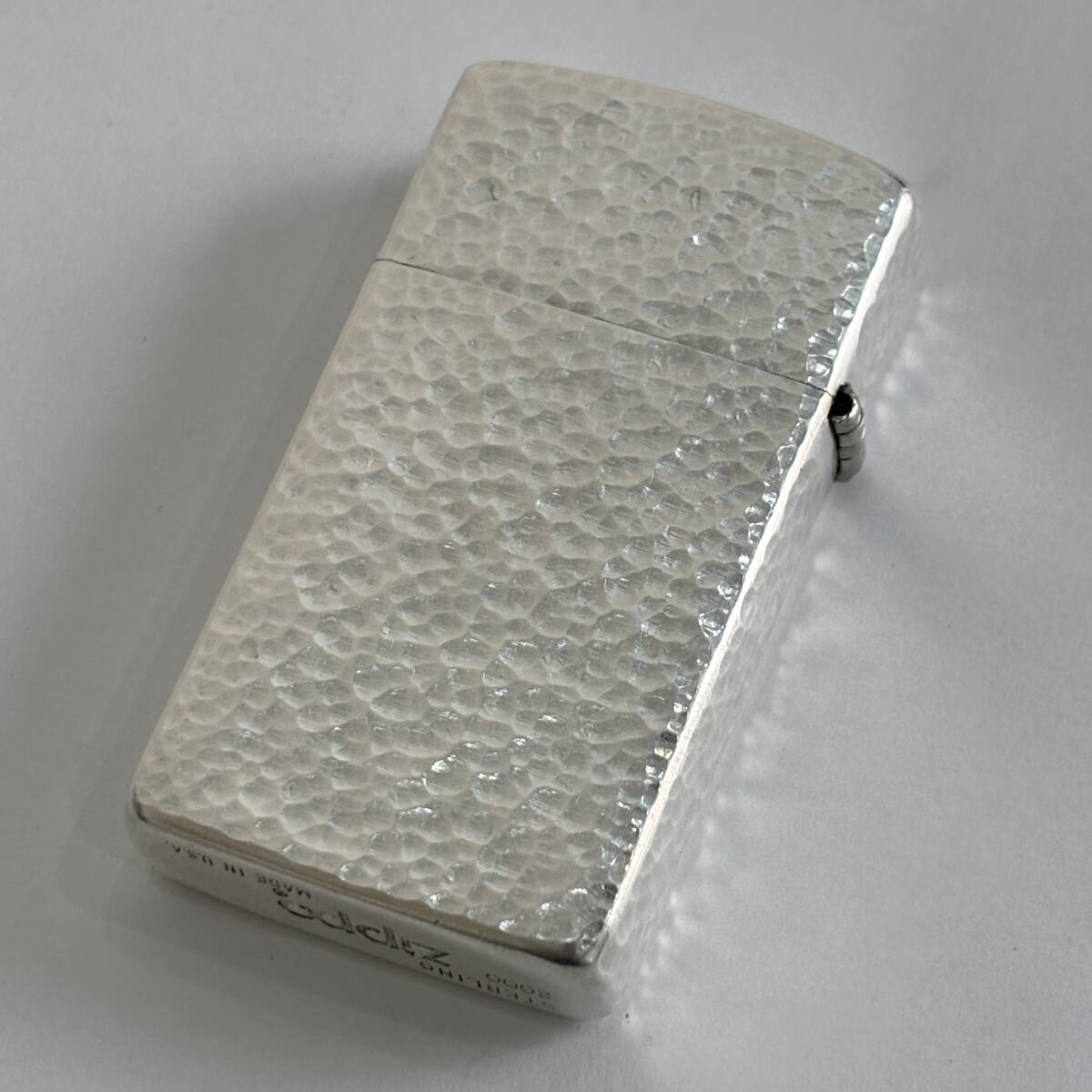 zippo スターリングシルバー ハンマートーン 純銀 2000年製 Yahoo!オークション -「zippo スターリングシルバー ハンマー