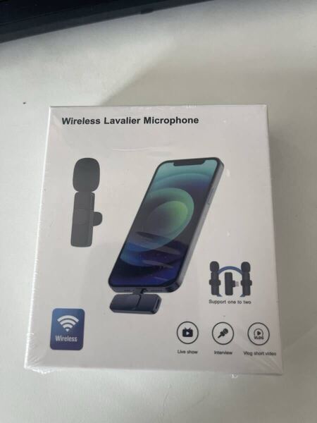 ピンマイク ワイヤレス スマホ マイク Android/apple 用 Type-C 【360°集音 瞬時接続】APP不要 Bluetooth不要 7時間連続使用