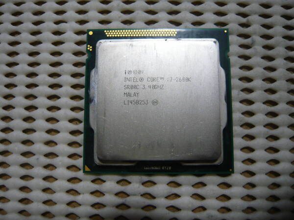 〇intel Core i7 2600K SR00C 3.4GHz(最大 3.8GHz) 4コア/8スレッド LGA1155 作動品