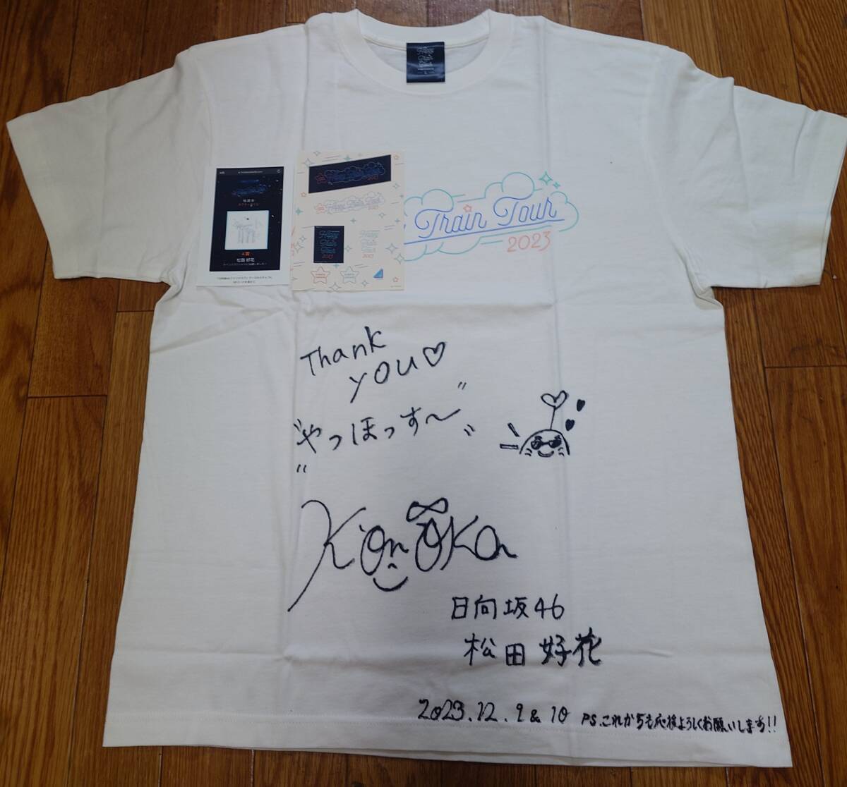 かとし軍団 Tシャツ Lサイズ (松田好花サイン) Yahoo!オークション -「松田好花 サイン」の落札相場・落札価格