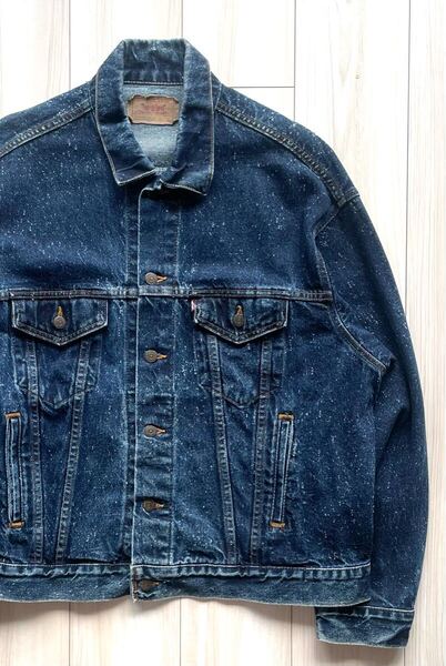激レア!XL!状態◎!80s Levis 70507 ギャラクティックウォッシュ デニムジャケット ビンテージ リーバイス Levi’s Vintage USA 大戦