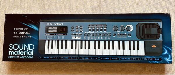 SOUND material electric keyboard ピアノ キーボード (株)ハック 簡単演奏
