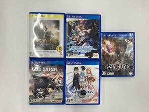 bコンパクト PSVITA Vita ソフト 5本 まとめ売り アンチャーテッド/討鬼伝/ゴッドイーター2/SAO ホロウ・リアリゼーション/ロストソング