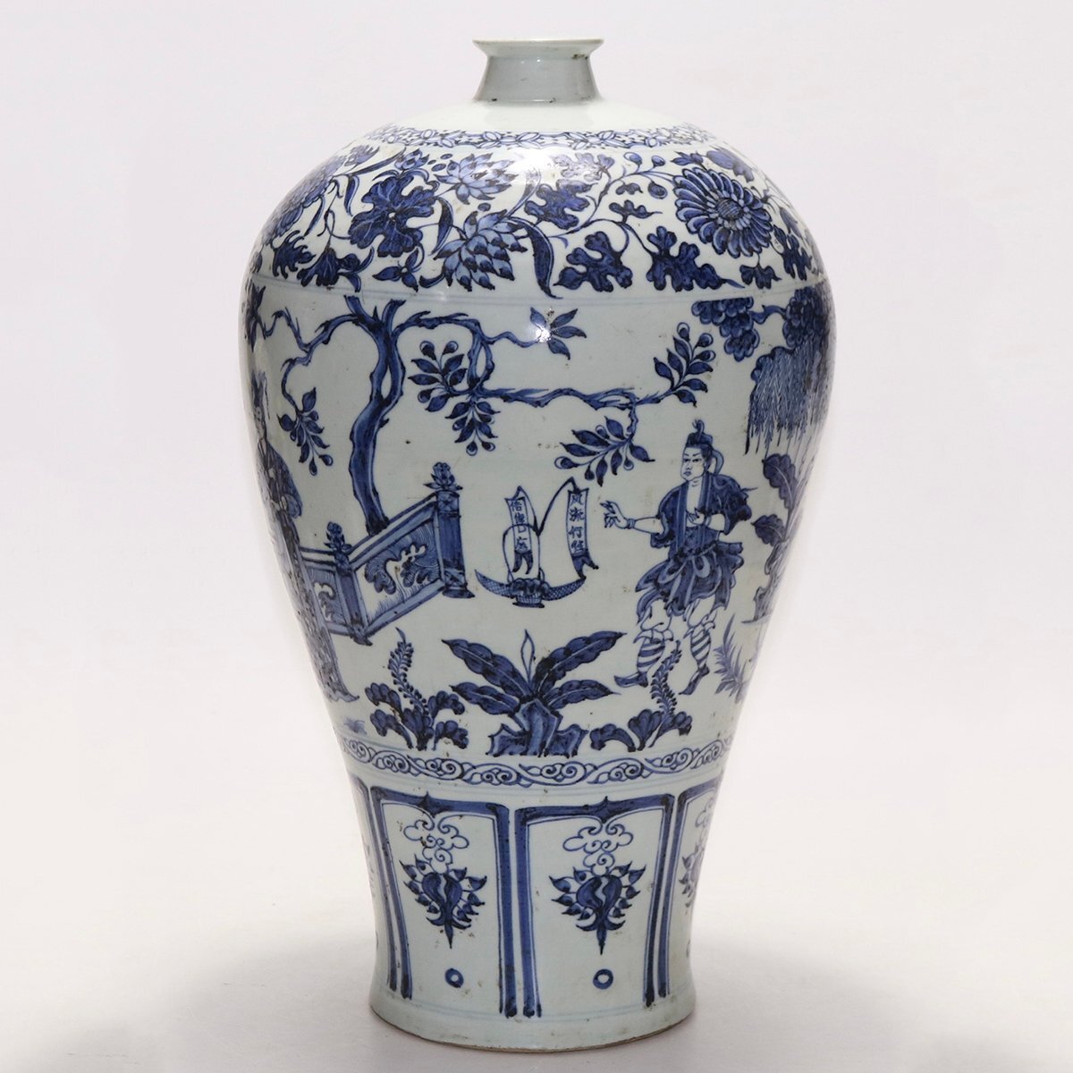 時代物 骨董品 清朝 染付け花瓶 磁器 2025年最新】元時代の染付陶器 - Yahoo!オークション