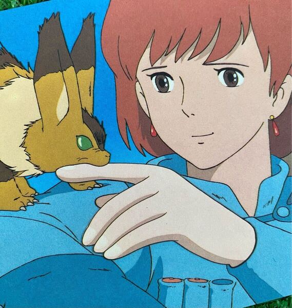 【激レア】当時物 41年前 風の谷のナウシカ ポストカードB ジブリ 宮崎駿 検)セル画 原画 ポスター イラスト