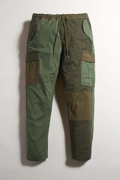 FDMTL FA21/PN31 PATCHWORK CARGO PANTS KHAKI W32 ファンダメンタル パッチワーク カーゴパンツ カーキ
