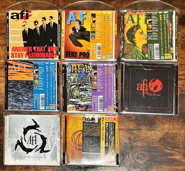 希少廃盤美品!afi オリジナルアルバムCD8枚セット