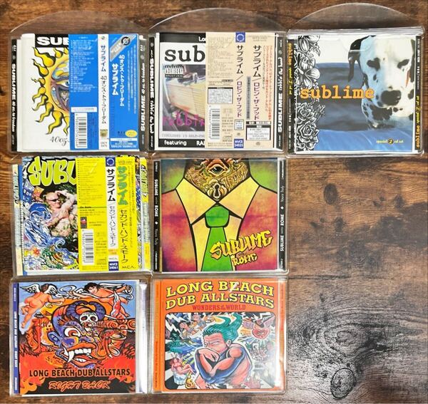 希少廃盤美品!SUBLIME関連 オリジナルアルバムCD8枚セット