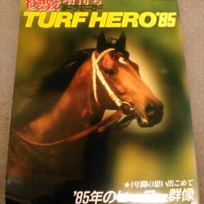 く2-G07【匿名配送・送料込】優駿 増刊号 ターフ・ヒーロー TURF HERO 85
