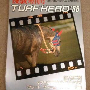 く2-G07【匿名配送・送料込】優駿 増刊号 ターフ・ヒーロー TURF HERO 88