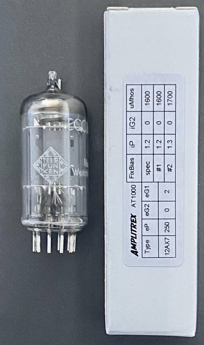 TELEFUNKEN ECC83/12AX7 ダイヤマーク付き 真空管 4本 Yahoo!オークション -「telefunken ecc83 12ax7」の落札相場
