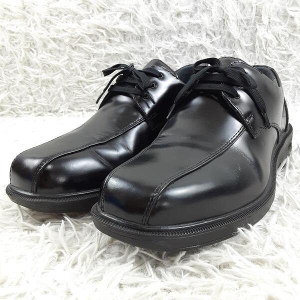美品 25.5㎝◎HYDRO-TECH ビジネスシューズ 革靴 黒 ラバーソール