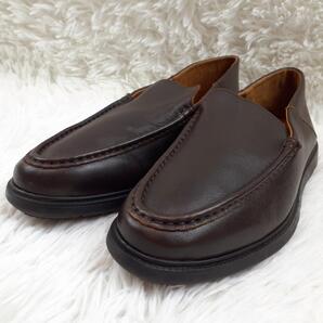新品未使用 25.5㎝◎CEDAR CREST 革靴 ローファー モカシン 茶