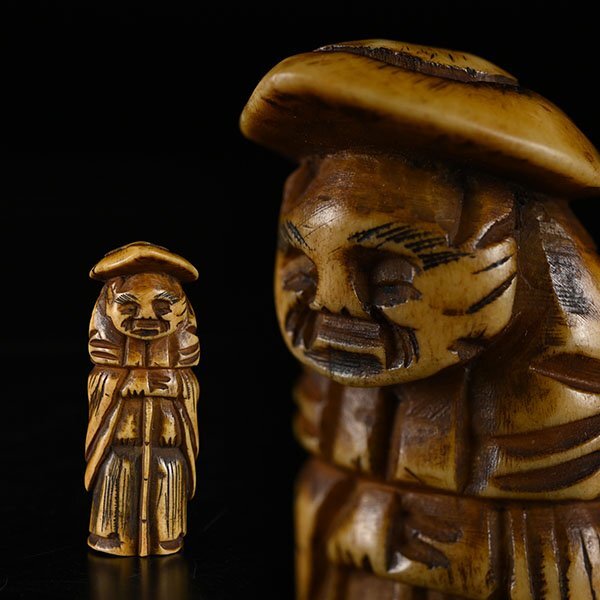 送料無料 時代物 鹿角彫 透かし彫り緒締玉 径1.9cm 2025年最新】Yahoo!オークション -鹿角 根付の中古品・新品・未