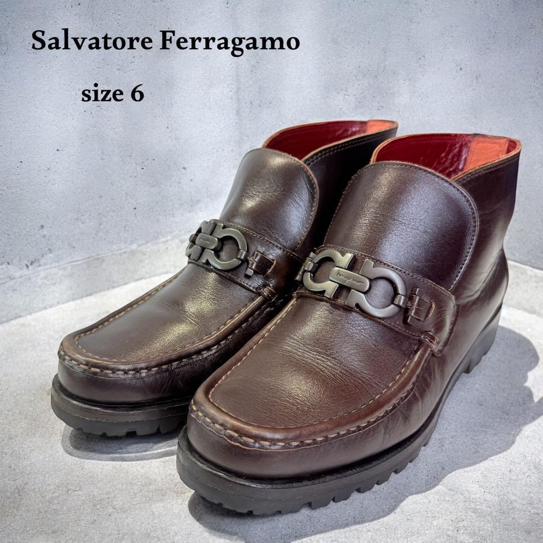 サルヴァトーレ フェラガモ Salvatore Farragamo ブーツ 6 サルバトーレフェラガモ Salvatore Ferragamo Boots （BLACK