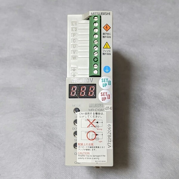 三菱電機 ACサーボアンプ MR-C10A1 汎用 MELSERVO-C MITSUBISHI 2
