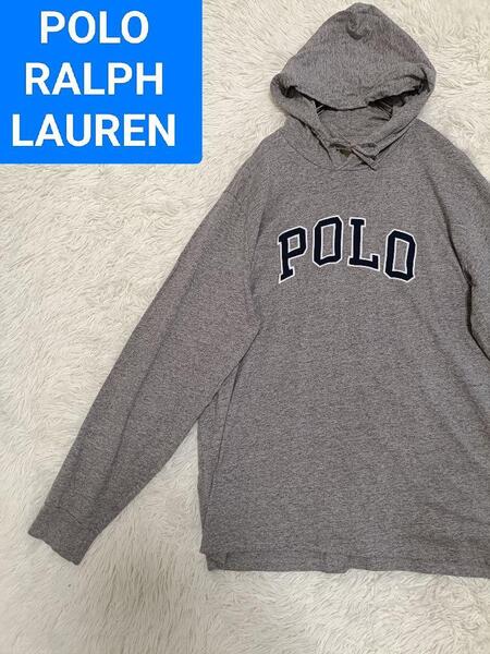 ポロラルフローレン 薄手 パーカー デニム ビッグロゴ ポロベア POLO RALPH LAUREN RRL RLX SPORT
