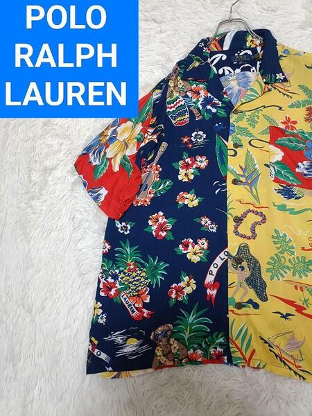 ポロラルフローレン アロハシャツ ポロベア サーフィン マルチカラー 花柄 POLO RALPH LAUREN RRL RLX SPORT