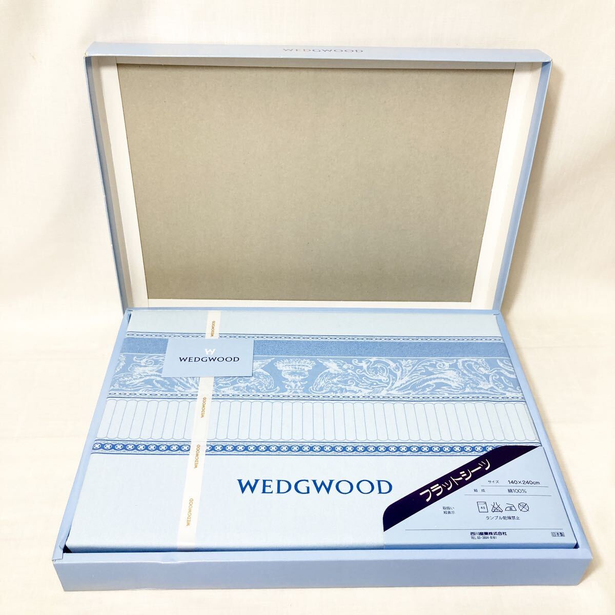 未使用 WEDG WOOD(ウェッジウッド)フラットシーツ 2Pセット Yahoo!オークション -「ウェッジウッド フラットシーツ」(シーツ