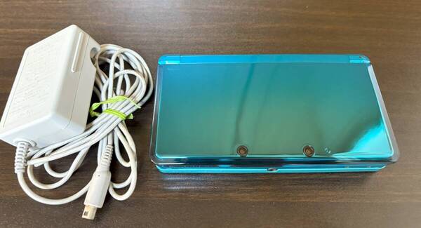 ★ 超極美品 ★ 任天堂 Nintendo ニンテンドー3DS 本体 アクアブルー CTR-001 動作保証 充電確認済 充電器付属 即決